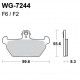Disc brake pads WRP WG-7244