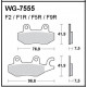 Disc brake pads WRP WG-7555