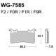 Disc brake pads WRP WG-7585