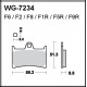 Scheibenbremsbeläge WRP WG-7234