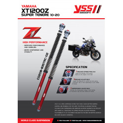 Kit de cartouche de fourche YSS Z1Road - Yamaha XTZ 1200 Z 2010-20