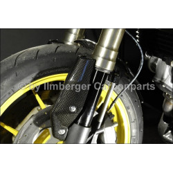 Ilmberger carbon protection of the fork tube Left carbon - Ducati Hypermotard