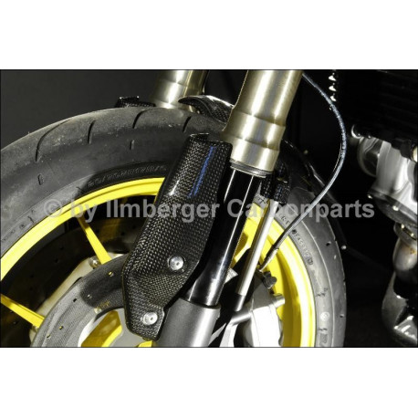 Protection carbone Ilmbergerdu tube de fourche Gauche carbone Ilmberger - Ducati Hypermotard