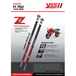 Kit de cartouche de fourche YSS Z1Road - Ducati F1 750