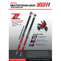 Kit de cartouches YSS Z1 Road - Ducati Multistrada 1200 2015-17