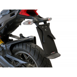 Powerbronze Mud deflectors Rear Matt Black - Ducati Multistrada 950 2017-21 // 1200 2015-18 // 1260 2018-21