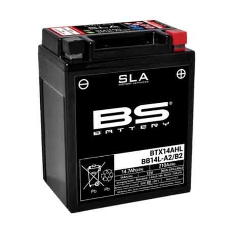 Batterie BS BATTERY SLA BTX14AHL / BB14L-A2/B2 sans entretien activée usine