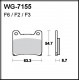 Disc brake pads Rear WRP WG-7155