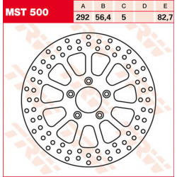 Brake disc TRW MST500