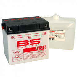 BS BATTERY Konventionelle Batterie mit Säurepack - 52515 (B60N30L-A)