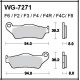 Disc brake pads WRP WG-7271