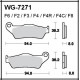 Plaquettes de frein WRP WG-7271