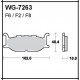 Scheibenbremsbeläge WRP WG-7263