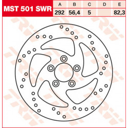 Bremsscheibe Hinten TRW MST501SWR