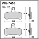 Disc brake pads Front WRP WG-7453-F2