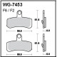 Disc brake pads Front WRP WG-7453