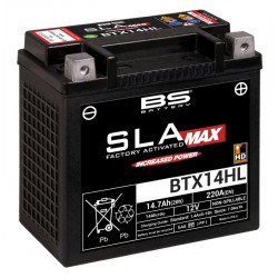 BS BATTERY SLA Max Battery Maintenance Free Factory Activated - BTX14HL