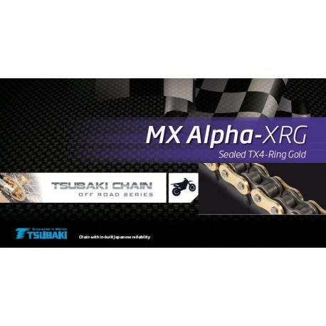 Tsubaki 520 MX-Alpha-2 XRG Chain - 114 links