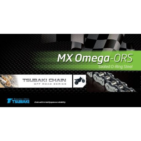 Tsubaki 520 MX Omega ORS Chain - 100 links