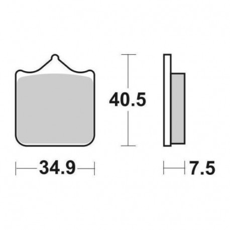 Disc brake pads Front WRP WG-7362