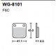 Plaquettes de frein Avant WRP WG-8101