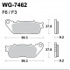 Disc brake pads Rear WRP WG-7462-F3