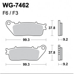 Plaquettes de frein Arrière WRP WG-7462-F3