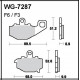 Disc brake pads Rear WRP WG-7287-F3