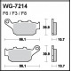 Plaquettes de frein Arrière WRP WG-7214