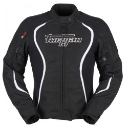 Furygan Motorrad Textilienjacke Frau Odessa - Schwarz und Weiss