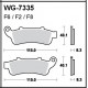 Scheibenbremsbeläge Vorne WRP WG-7335