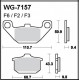 Disc brake pads WRP WG-7157