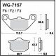 Plaquettes de frein WRP WG-7157