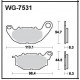 Scheibenbremsbeläge Vorne WRP WG-7531