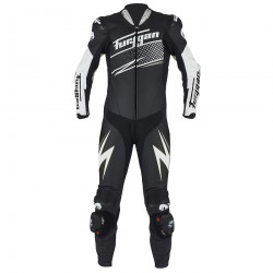Furygan Full ride motorbike suit black and white