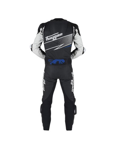 Furygan  Full ride motorbike suit blue, black and white Size 52/42