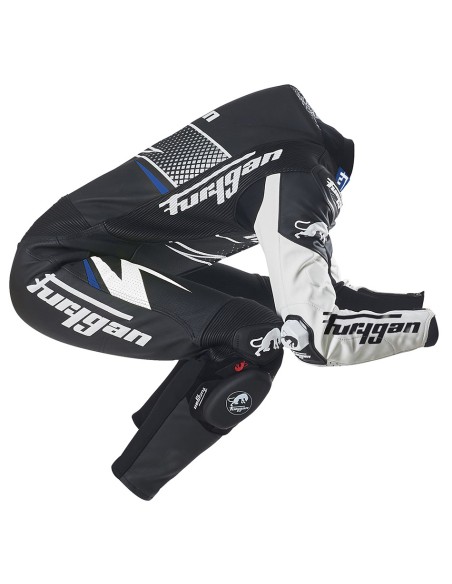 Furygan  Full ride motorbike suit blue, black and white Size 52/42