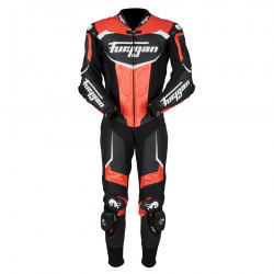 Furygan motorbike suit Overtake red, black and white