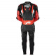Furygan combinaison cuir Overtake rouge, blanc et noir