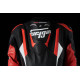 Furygan combinaison cuir Overtake rouge, blanc et noir