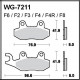 Plaquettes de frein WRP WG-7211