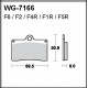 Plaquettes de frein Avant WRP WG-7166