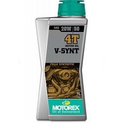 Huile Motorex V-SYNT 4T 20W/50