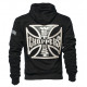 Hoodie West Coast Choppers OG Classic Panel Zip Schwarz