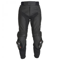 Furygan Motorbike Leather Pants Bud Evo 3 - Black and white