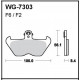 Scheibenbremsbeläge Vorne WRP WG-7303-F2