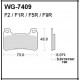 Disc brake pads Front WRP WG-7409