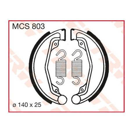 Brake shoes TRW MCS803