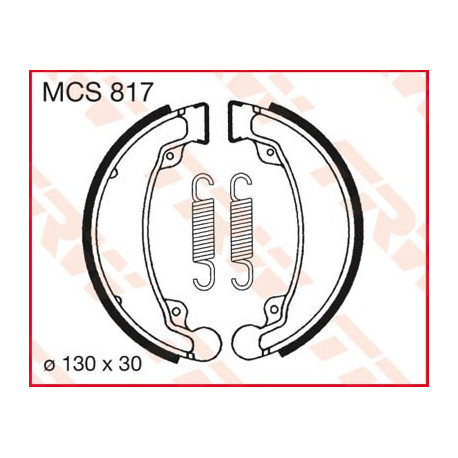 Brake shoes TRW MCS817