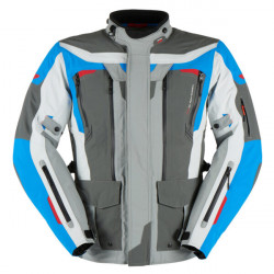 Furygan Motorbike Textile Jacket Voyager 3C - Blue and grey
